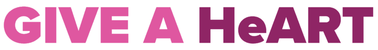 Give a HeART logo